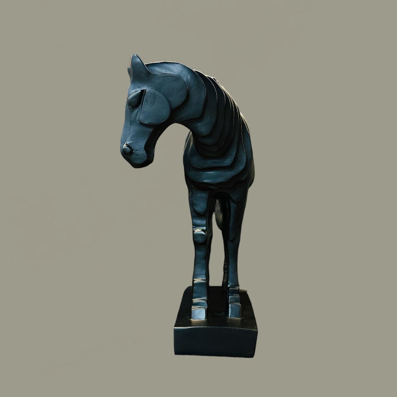 Modern Horse Sculpture - Mayra Decor & Interiors