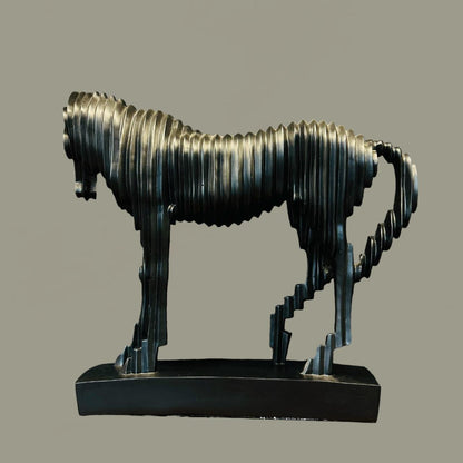 Modern Horse Sculpture - Mayra Decor & Interiors