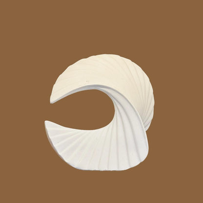 Curve Shell Decorative Sculpture - Mayra Decor & Interiors