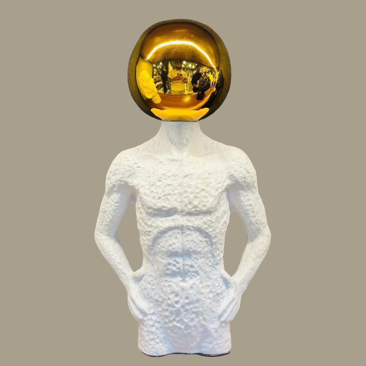 Elisio Sphere Head - Sculpture - Mayra Decor & Interiors