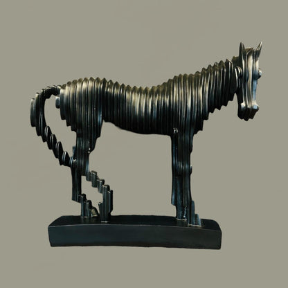 Modern Horse Sculpture - Mayra Decor & Interiors