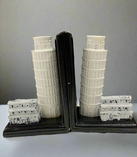 Leaning tower of PISA Bookends - Artifact￼