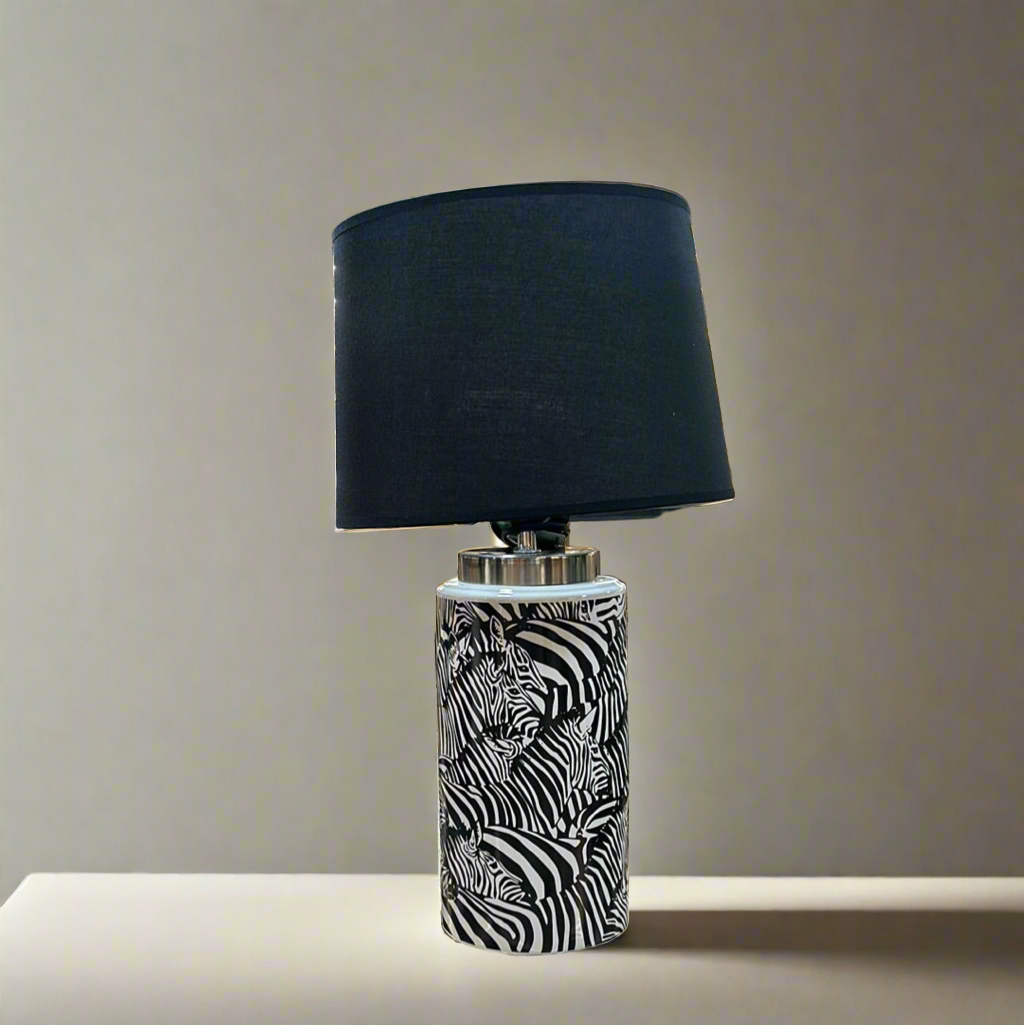 Zebra Style Lamp