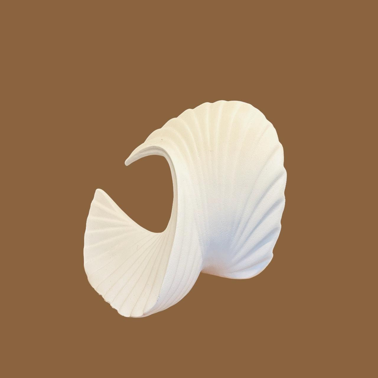 Curve Shell Decorative Sculpture - Mayra Decor & Interiors