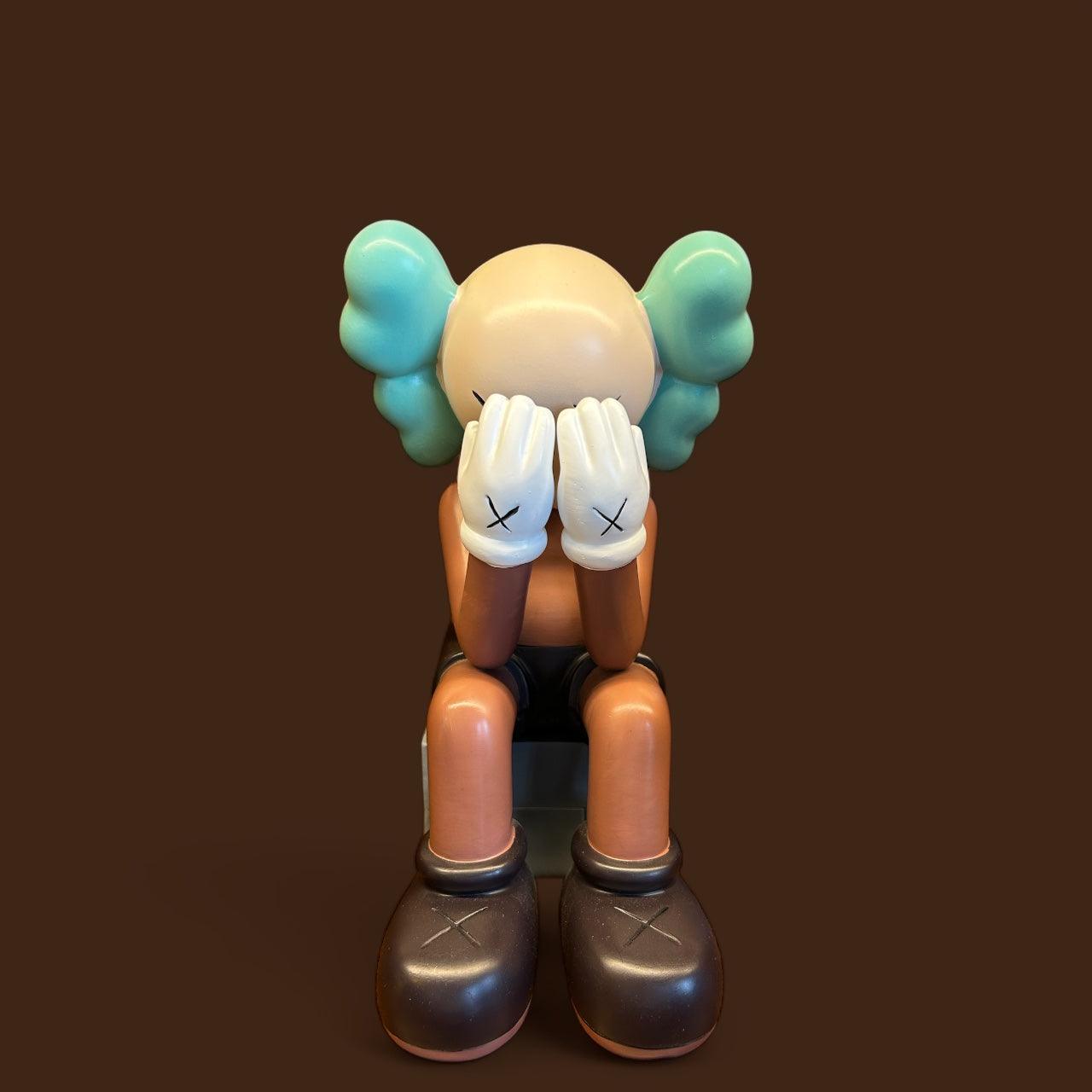 Kaws Figure Bff Face Sitting Posture - Artifacts - Mayra Decor & Interiors