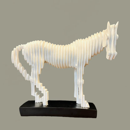 Modern Horse Sculpture - Mayra Decor & Interiors