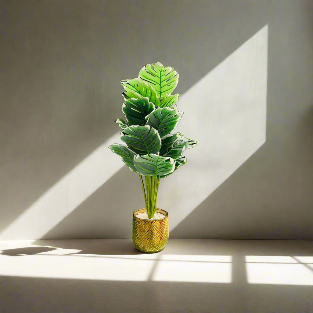 Artificial Calathea orbifolia Plant