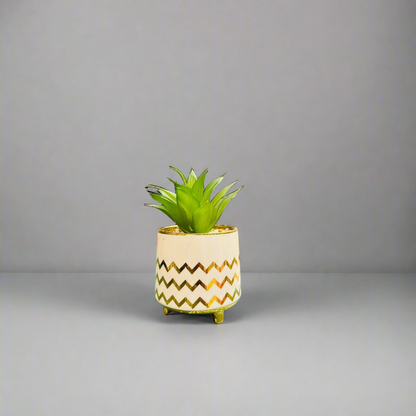 Line Pattern Small Planters