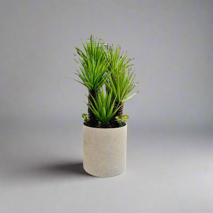 Artificial Yucca Planter