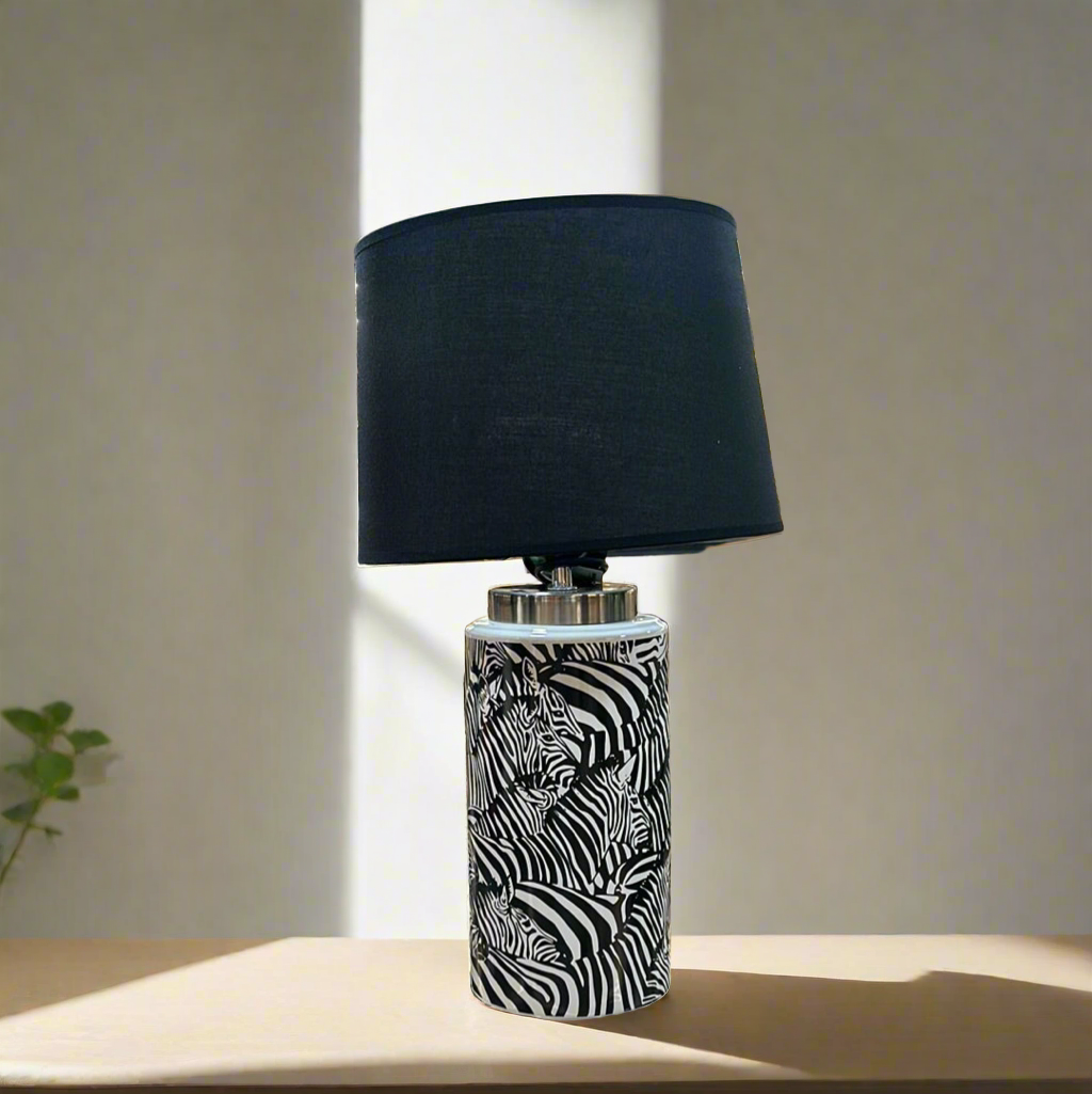 Zebra Style Lamp