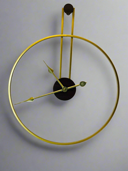 Golden Ring Clock