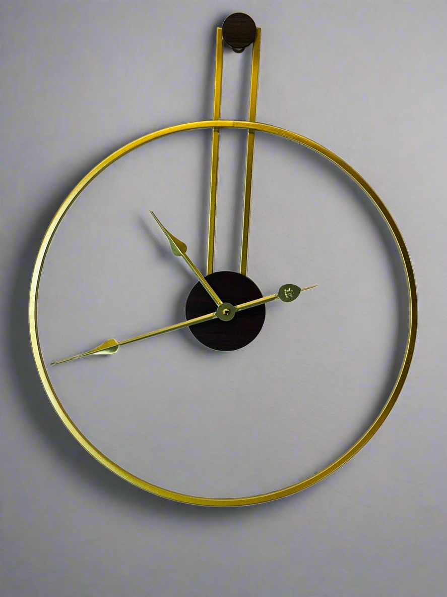 Golden Ring Clock