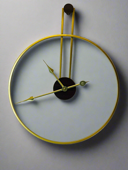 Golden Ring Clock