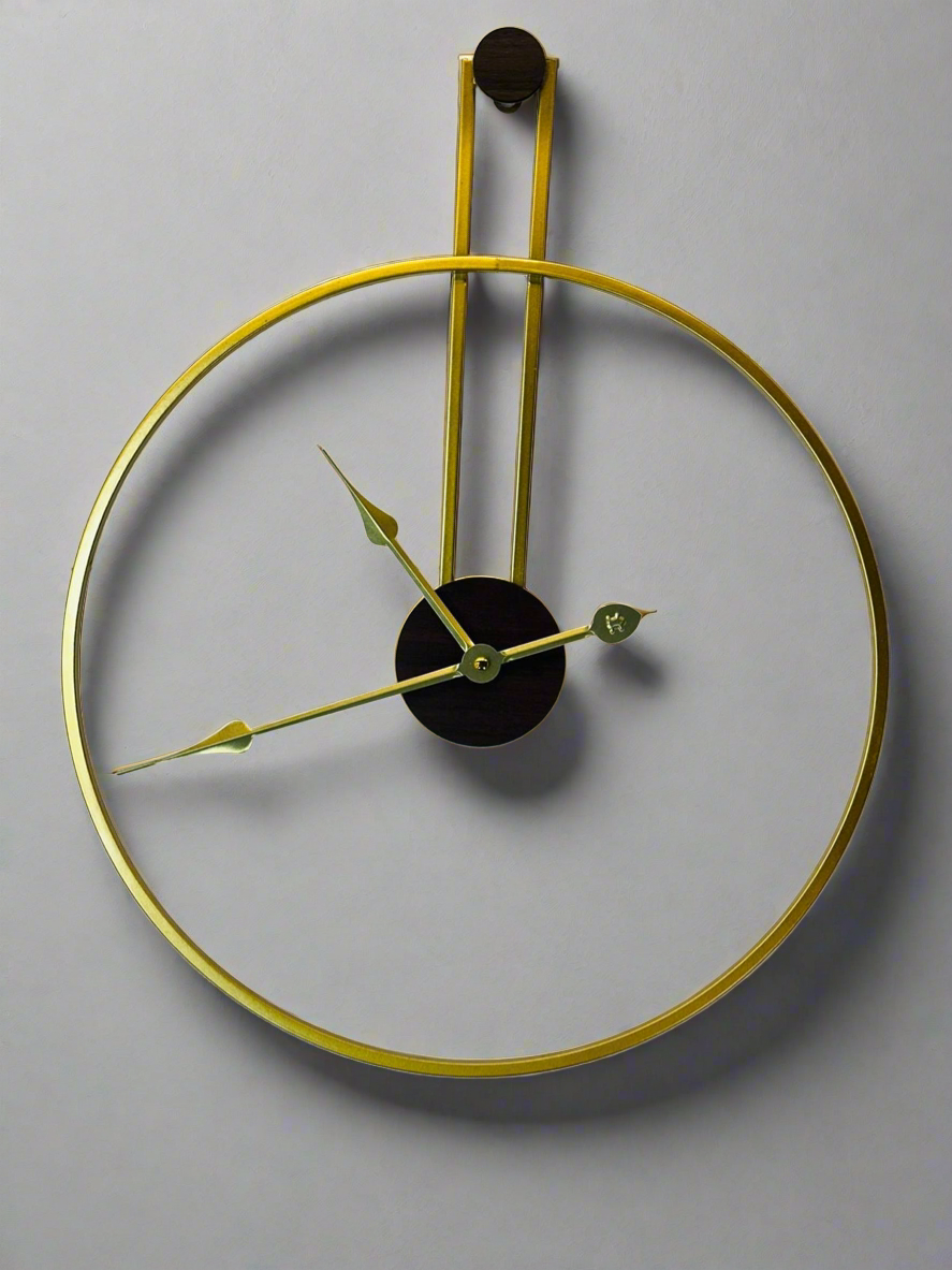 Golden Ring Clock