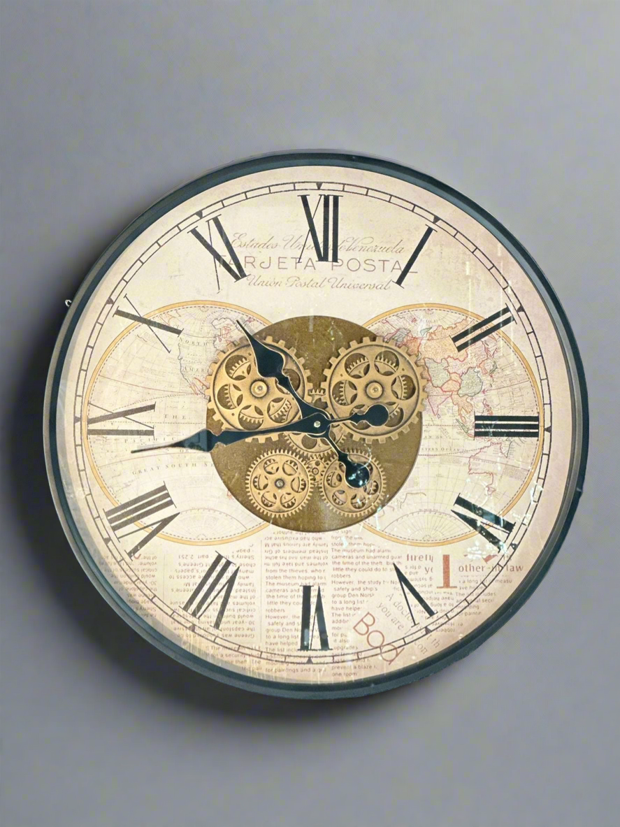 Tarjeta Postal Mechanical Clock