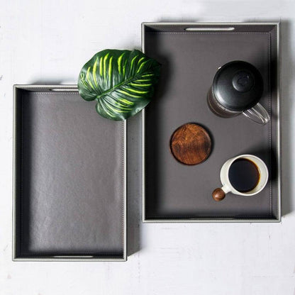 Leather Tray - Mayra Decor & Interiors