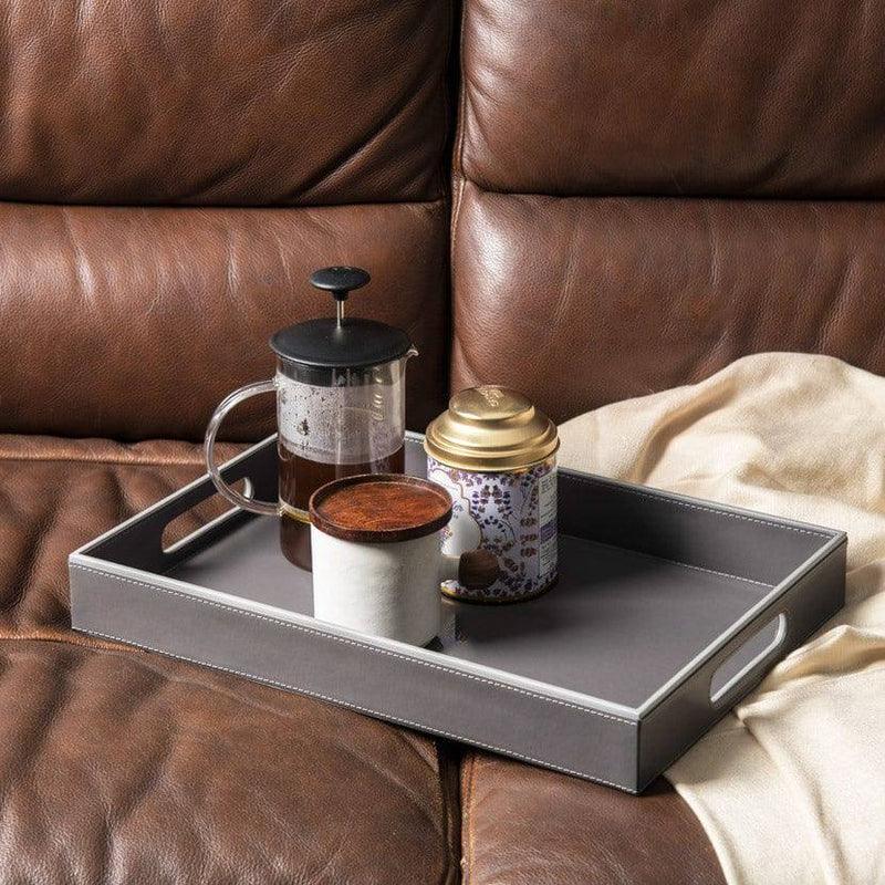 Leather Tray - Mayra Decor & Interiors