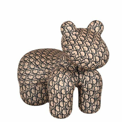 Modern Christian Dior Animal Ottoman Chair - Mayra Decor & Interiors