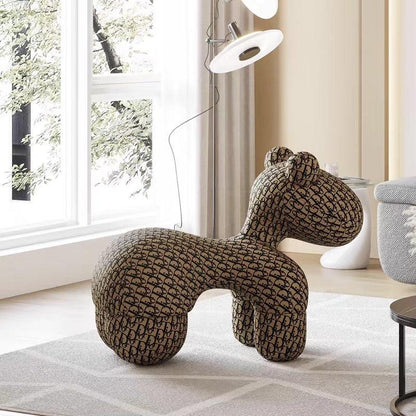 Modern Christian Dior Animal Ottoman Chair - Mayra Decor & Interiors